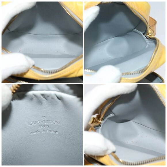 LOUIS VUITTON Monogram Vernis Wooster Shoulder Bag Gris M91036 LV Auth 139931